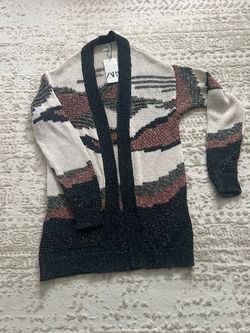 Zara knit cardigan men's Large cotton blend sweater NG11628