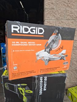 RIDGID
15 Amp 10 in. Corded Dual Bevel Miter Saw with LED Cut Line Indicator