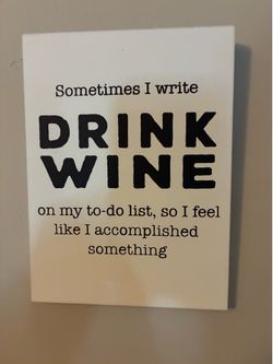 Drink wine wall decor