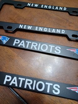 NEW ENGLAND PATRIOTS LICENSE FRAMES