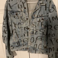 Supreme Denim Blue Trucker Jacket (med)
