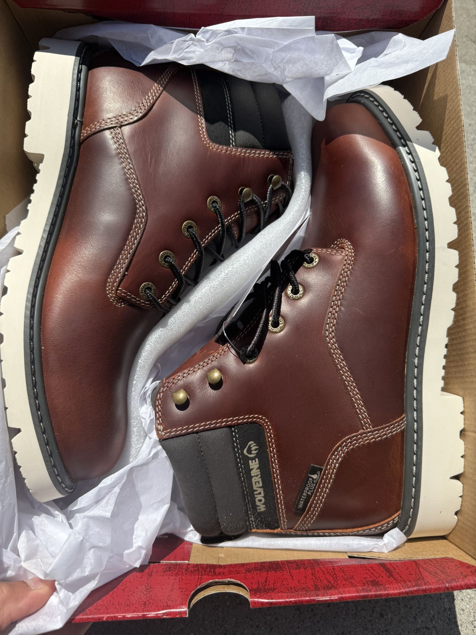 Wolverine Soft Toe Work Boots Size 11.5