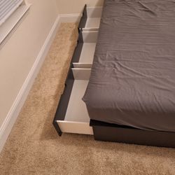 IKEA KING SIZE BED + MATTRESS