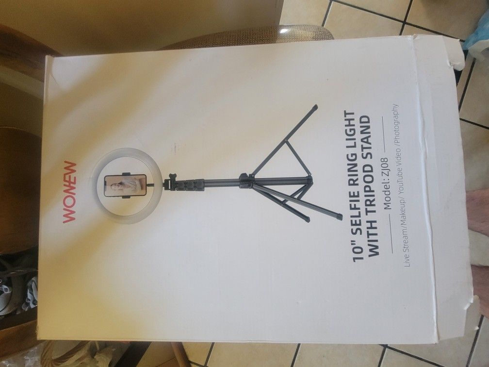 10" Selfie Ring Light With Tripoid Stand