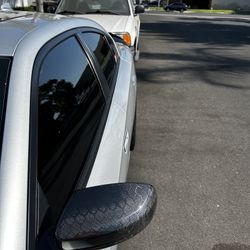 Honeycomb Carbon Fiber Dodge Charger Mirror Caps