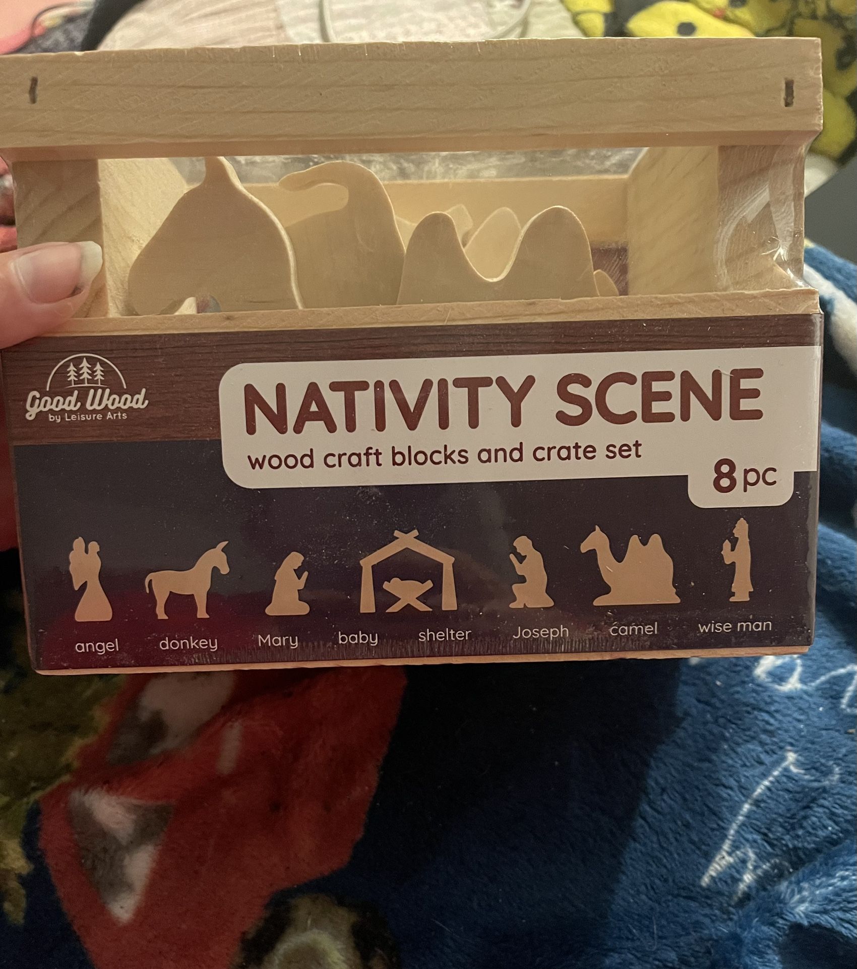 Nativity Scene Wood Craft Set Brand New In Box