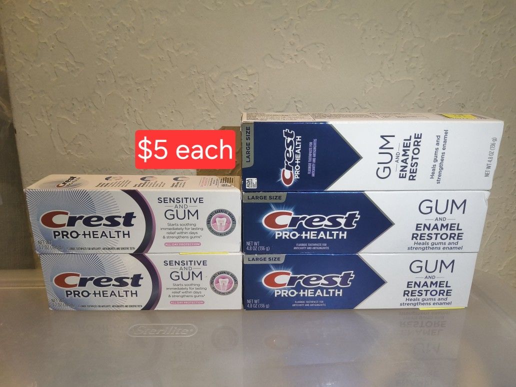Crest Pro Health Toothpaste.