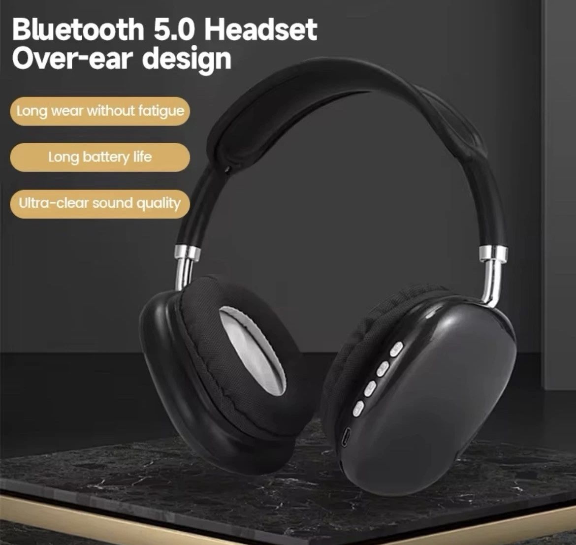 P9 Wireless Bluetooth Headset Outdoor Sports Gaming Wireless Headphones with Mic