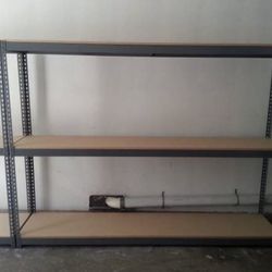 Warehouse Shelving 96 in W x 18 in D Industrial Boltless Garage Storage Racks Delivery Available