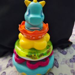 Baby Unicorn Stacking Ring Tower Toy