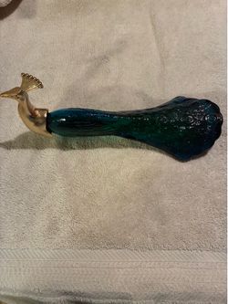 Vintage Royal Peacock Perfume Decanter - Avon