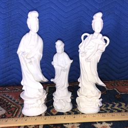 3 Chinese Blanc De Shin Guanyin