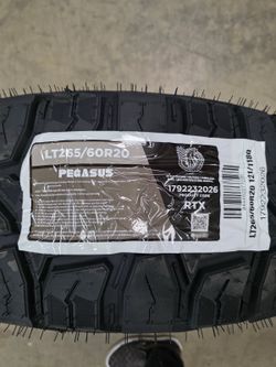 Brand New Tires (1) Pegasus RTX (LT265/60R20) (Single) ($149)