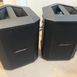 Set Of Two Bose S1 Pro Speakers