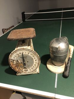 Antique kitchen items