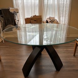 Glass Dining Table 