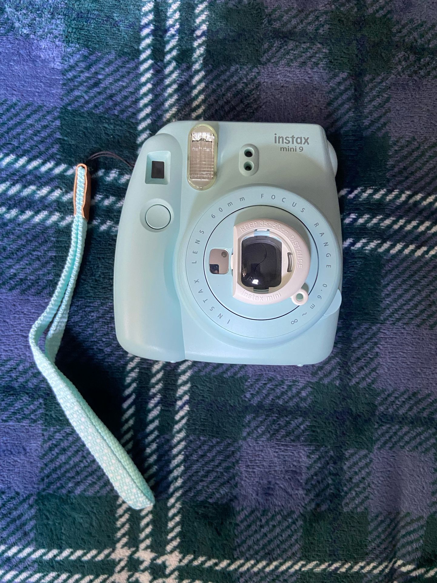 Instamax Mini 9 - Ice Blue Instant Camera