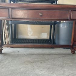 Wood Computer Desk - Needs To Go