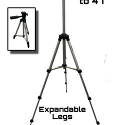 Targus Camera Tripod Extends From 16” To 47”. Light Weight. No Defects