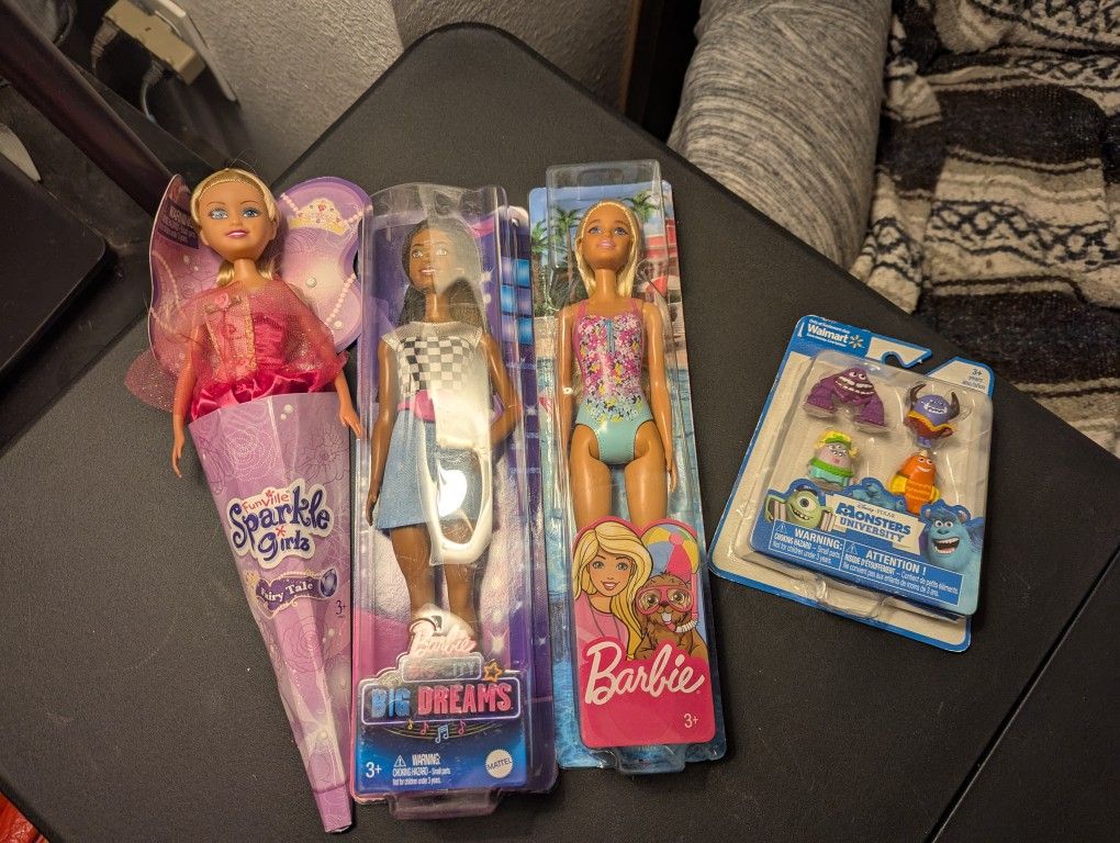 Doll, Barbies, Monsters ALL NEW