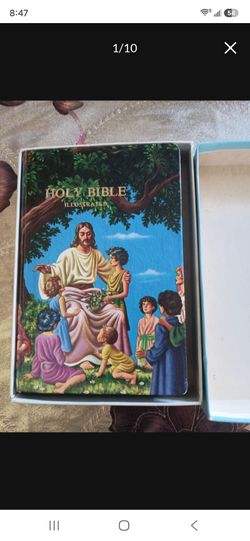 Vintage 1974 Rainbow Bible 603N KJV Children’s Illustrated – Mint Condition