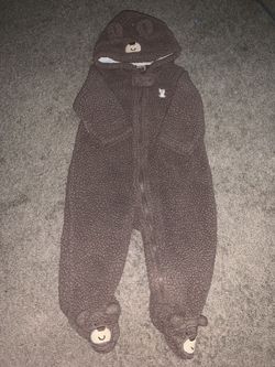 Bear PJ sleeper (you could even use as a costume Bear) size 9months