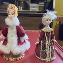 Excellent condition Antique Russian dolls