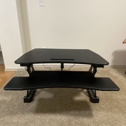 VIVO height-adjustable standing desk converter