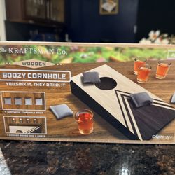 Drinking mini cornhole