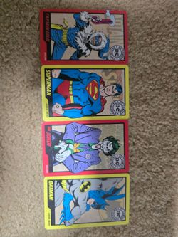 DC/DC comics superheros and villains cards
