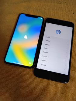 IPHONE X AND IPHONE 8 PLUS FOR PARTS ONLY ICLOUD LOCKED