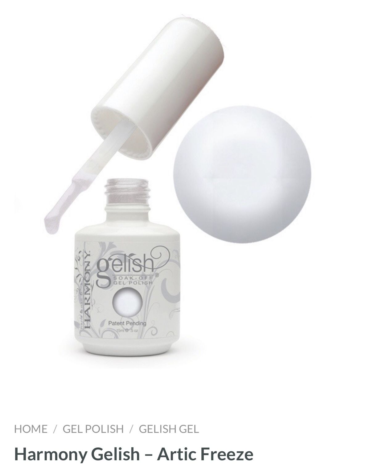 Harmony Gelish Gel Nail Polish - Arctic Freeze 15ml