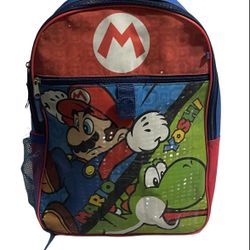 Super Mario TM & 2018 Nintendo backpack zipper 2 Compartment