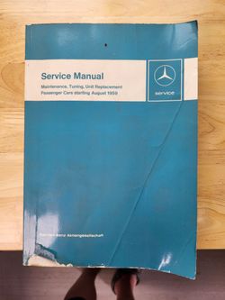 Mercedes benz service manual