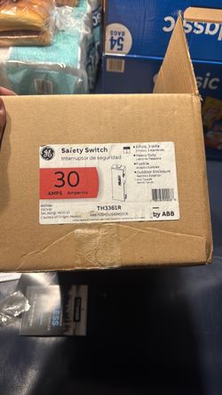 New ge 30 Monday switch  BY ABB
