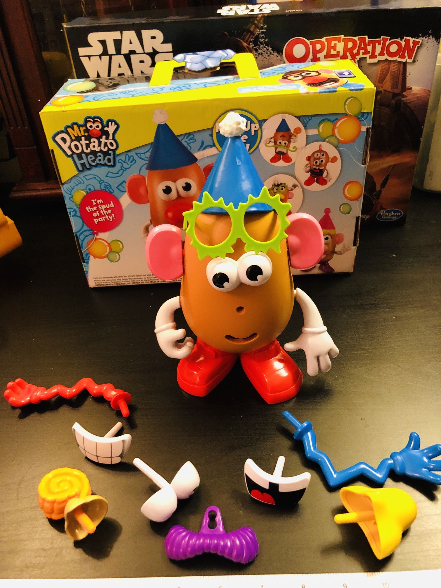 Mr. Potato Head Party Spud Figure, for Kids Ages 2 and Up, Includes Parts