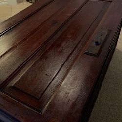 Heavy Solid Wood Antique Door Coffee Table