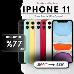 📱 iPhone 11 – Smooth, Reliable & Affordable! $1 Down Available