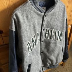 Anaheim Ducks Wool Bomber Jacket