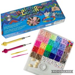 Rainbow Loom & Clay Beads