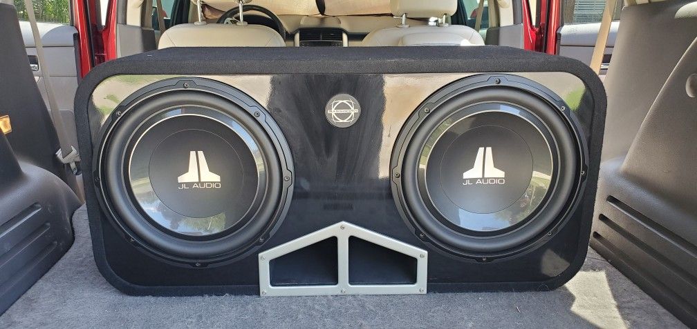 2 JL Audio 12W1v3-4 with JL RD 500W Monoblock