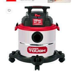 5 Gallon 4 HP Stainless Steel Wet Dry Vacuum for Home, Car, Garage & Workshop
