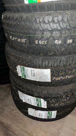 265 70 17 Llantas nuevas