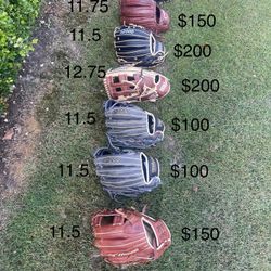 Baseball/Softball Gloves Prices/Sizes Are On The Pic