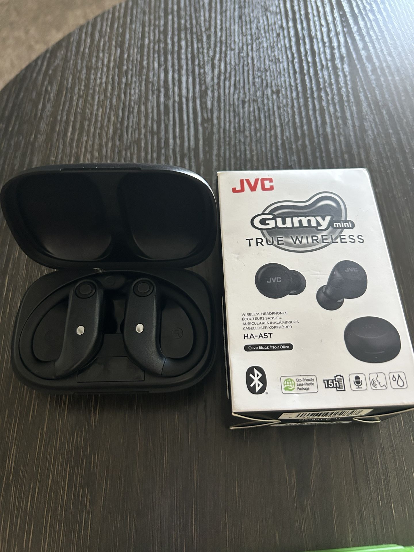 Two Bluetooth headphones