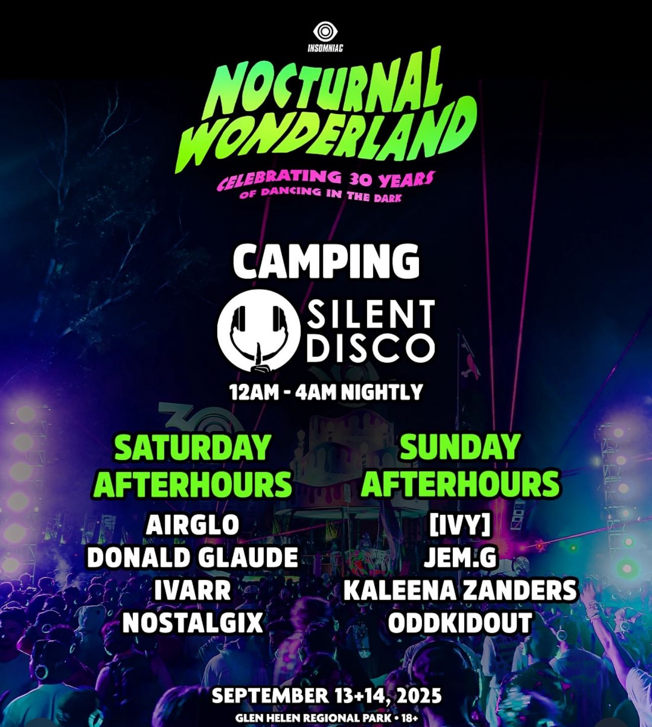 Nocturnal Wonderland Camping Passes!