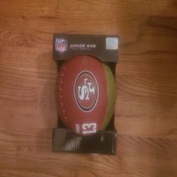 Brand New San Francisco 49ers Brock Purdy Players Junior Size Rubber Football