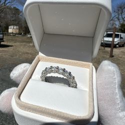 VVS Moissanite Eternity Ring