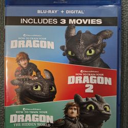 How To Train Your Dragon Blue Ray Trilogy 