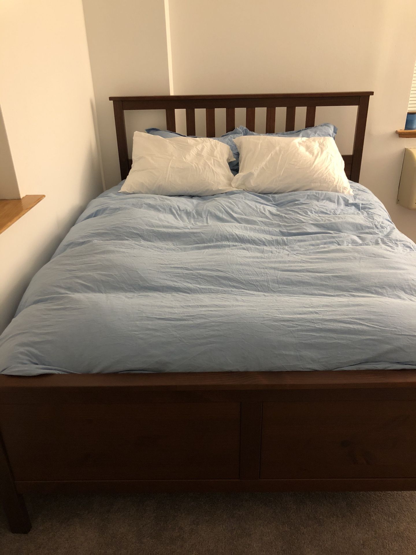 Ikea queen bed and mattress
